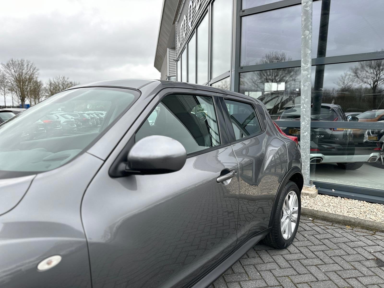 Nissan Juke 1.6 Acenta | Automaat | Trekhaak | Cruise | Airc, Euro 5, Stof, 4 cilinders, Grijs