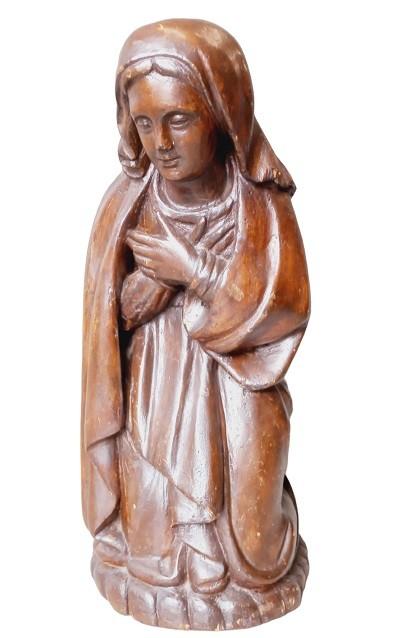 houten Maria beeld., Antiek en Kunst, Antiek | Religie, Ophalen of Verzenden