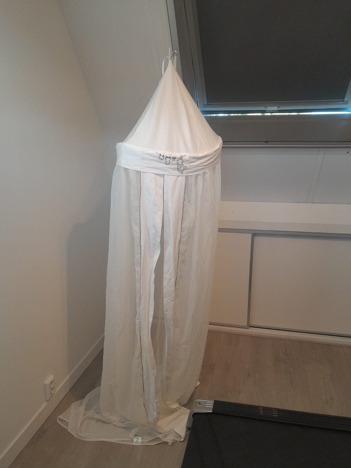 Klamboe Winnie de Poeh met standaard, Ophalen, Gebruikt, Inclusief standaard, Wit