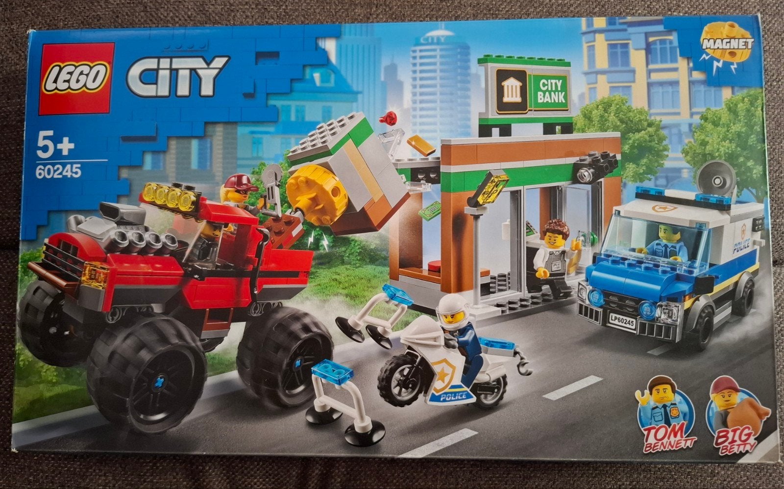 Lego City 60245 - Politie Monster Truck Overval, Ophalen, City, Lego, Zo goed als nieuw