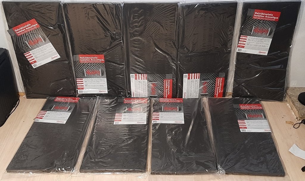 Maclean geluidsisolatie (noppenschuim, 9 m2) - NIEUW, Overige materialen, Nieuw, 5 tot 10 m², Ophalen