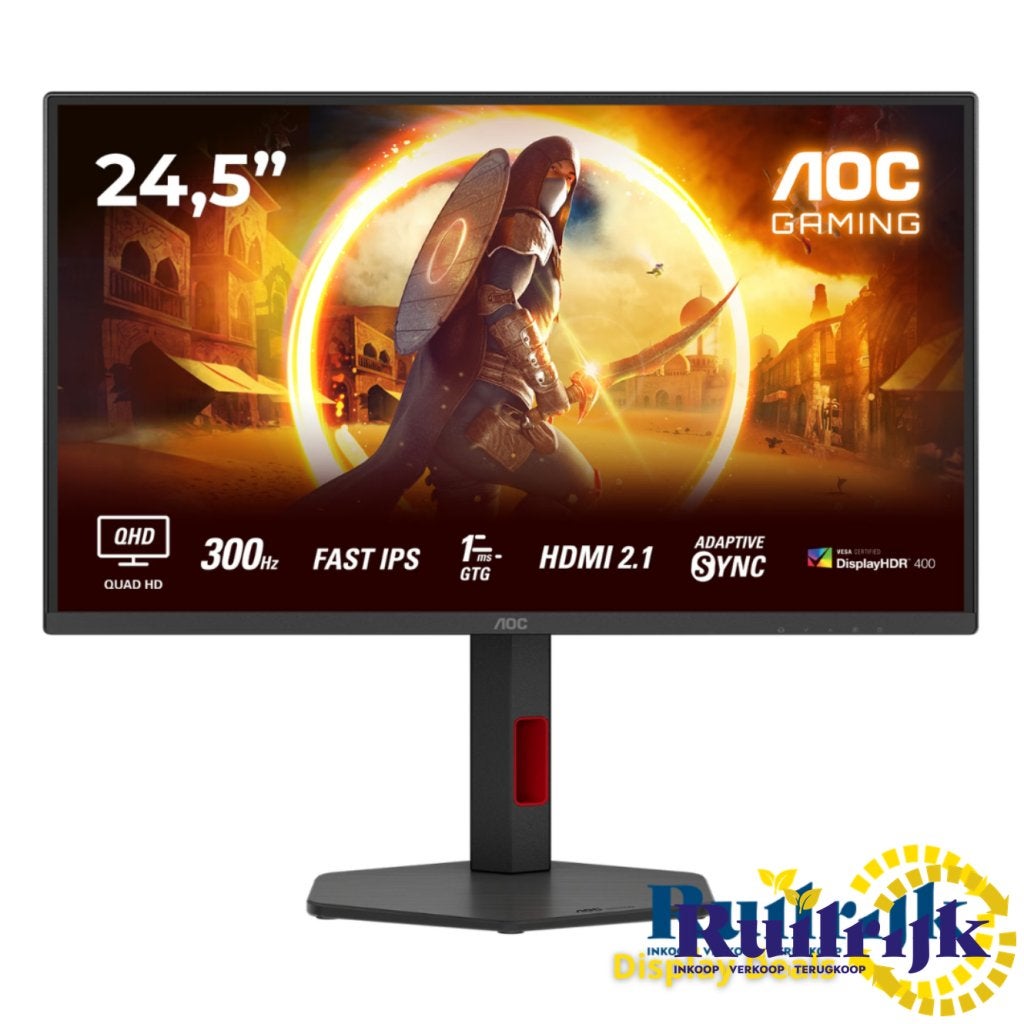 AOC Q25G4SR 25 inch QHD HDR IPS 300Hz Gaming Monitor - New, AOC, Nieuw, Support@aoc.com, Clarendon House, 2 Church Street
Hamilton HM 11
Bermuda