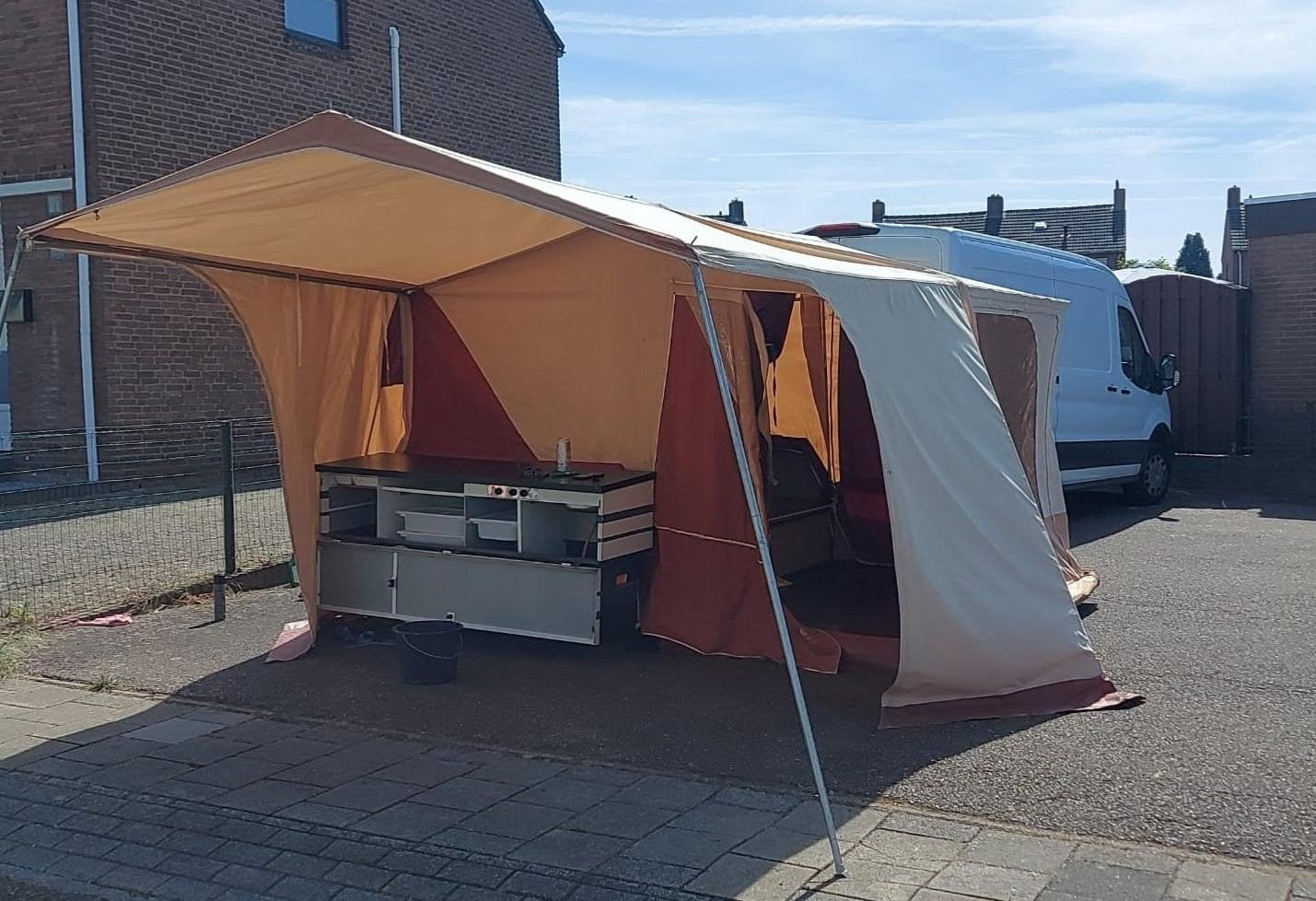 Combi-Camp vouwwagen jaren '90 - Waterdicht en compleet, Caravans en Kamperen, Vouwwagens, Ophalen