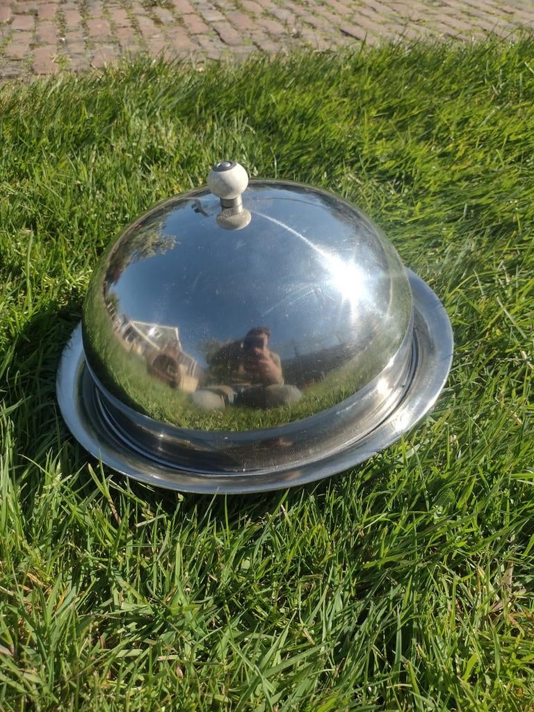 Vintage metalen stolp, Huis en Inrichting, Woonaccessoires | Stolpen, Ophalen of Verzenden