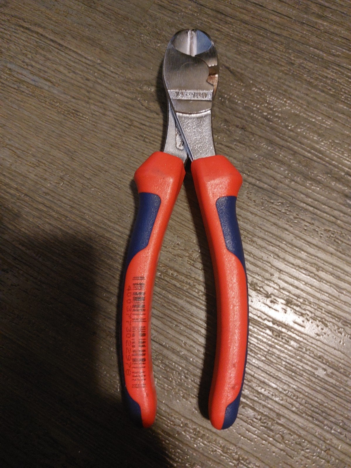 Knipex zijkniptang 74 02 180 - Zo goed als nieuw, Ophalen of Verzenden, Zo goed als nieuw, Tang, Knipex