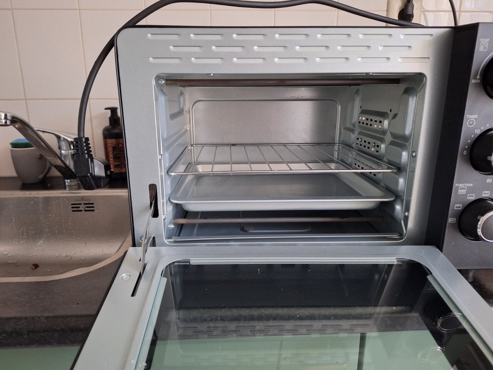 mini oven, Ophalen of Verzenden, Zo goed als nieuw, Minder dan 45 cm, Minder dan 45 cm