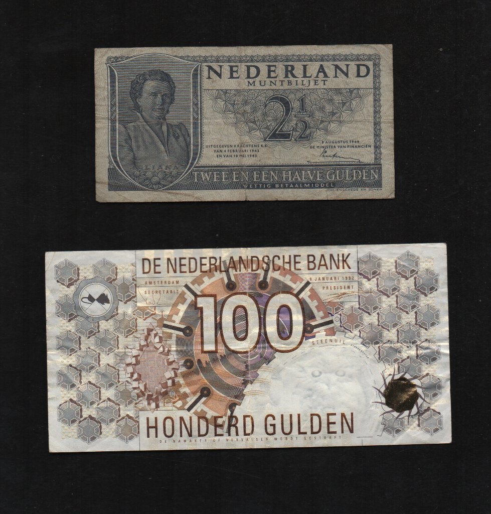 Setje Bankbiljetten 1949-1992 Zeer Fraai Setje, Postzegels en Munten, Ophalen of Verzenden, 100 gulden, Setje