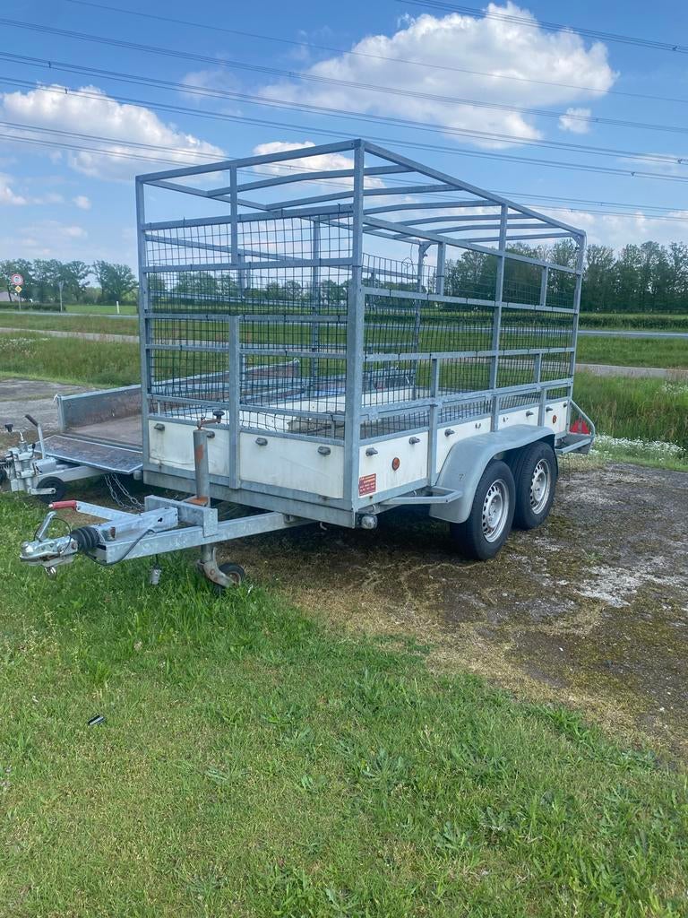 Tandemasser aanhanger, Auto diversen, Aanhangers en Bagagewagens, Ophalen, Gebruikt