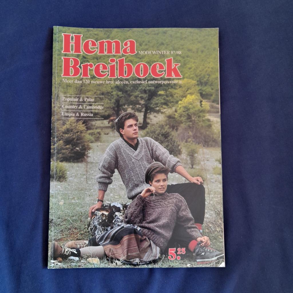 Hema breiboek mode winter 1987/1988, Ophalen of Verzenden, Breien, Patroon of Boek