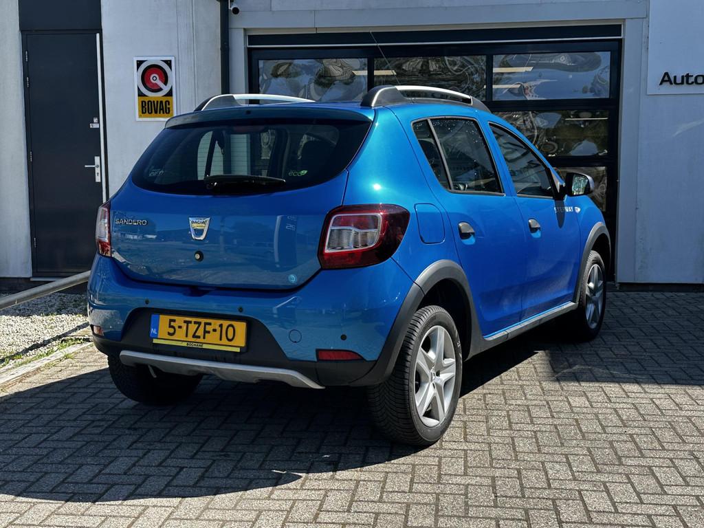 Dacia Sandero 0.9 TCe Stepway Lauréate 4S banden | Airco |, Auto's, Voorwielaandrijving, Stof, Blauw, Origineel Nederlands