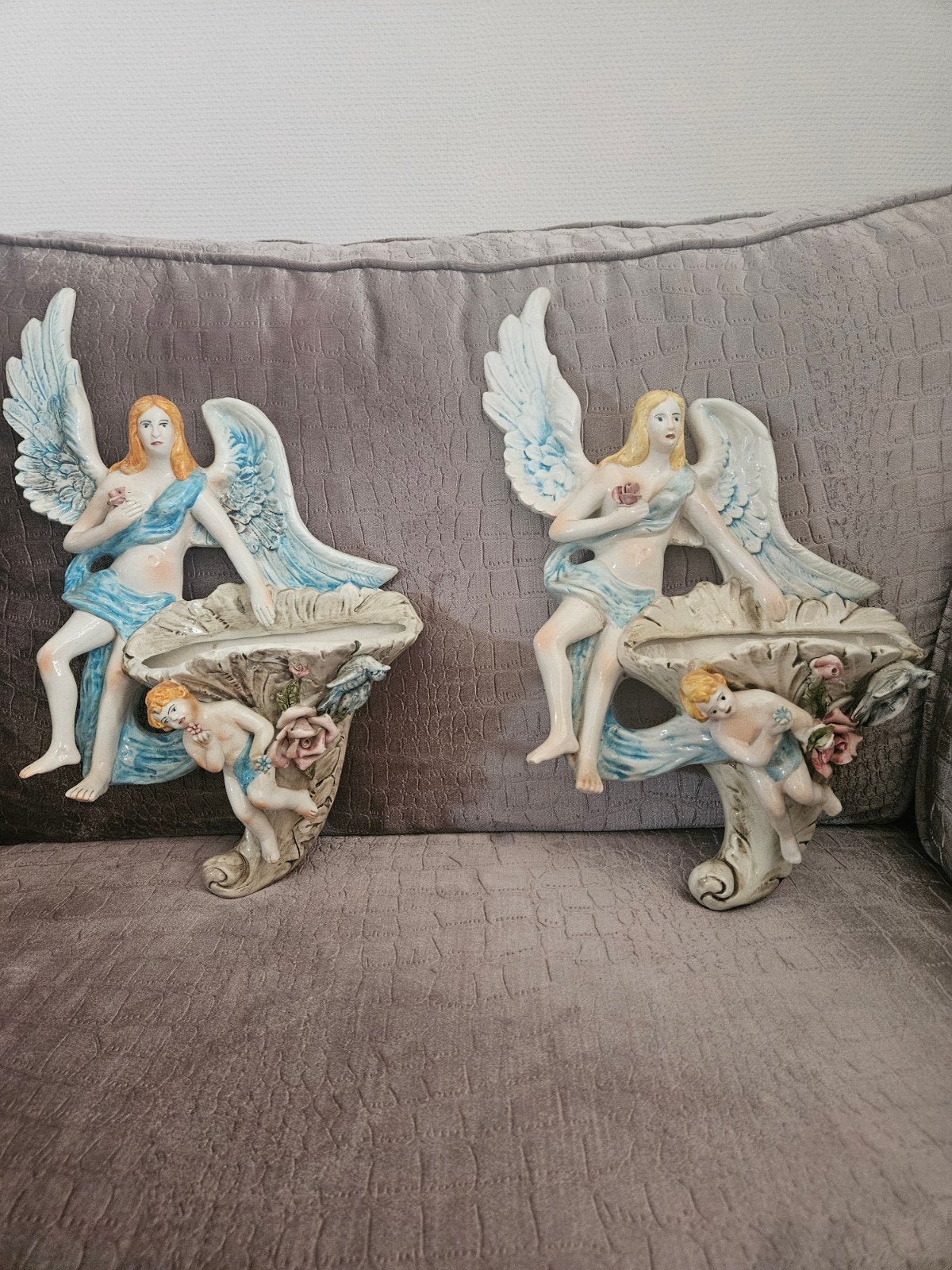 Engelen wand tuiten, Antiek en Kunst, Ophalen
