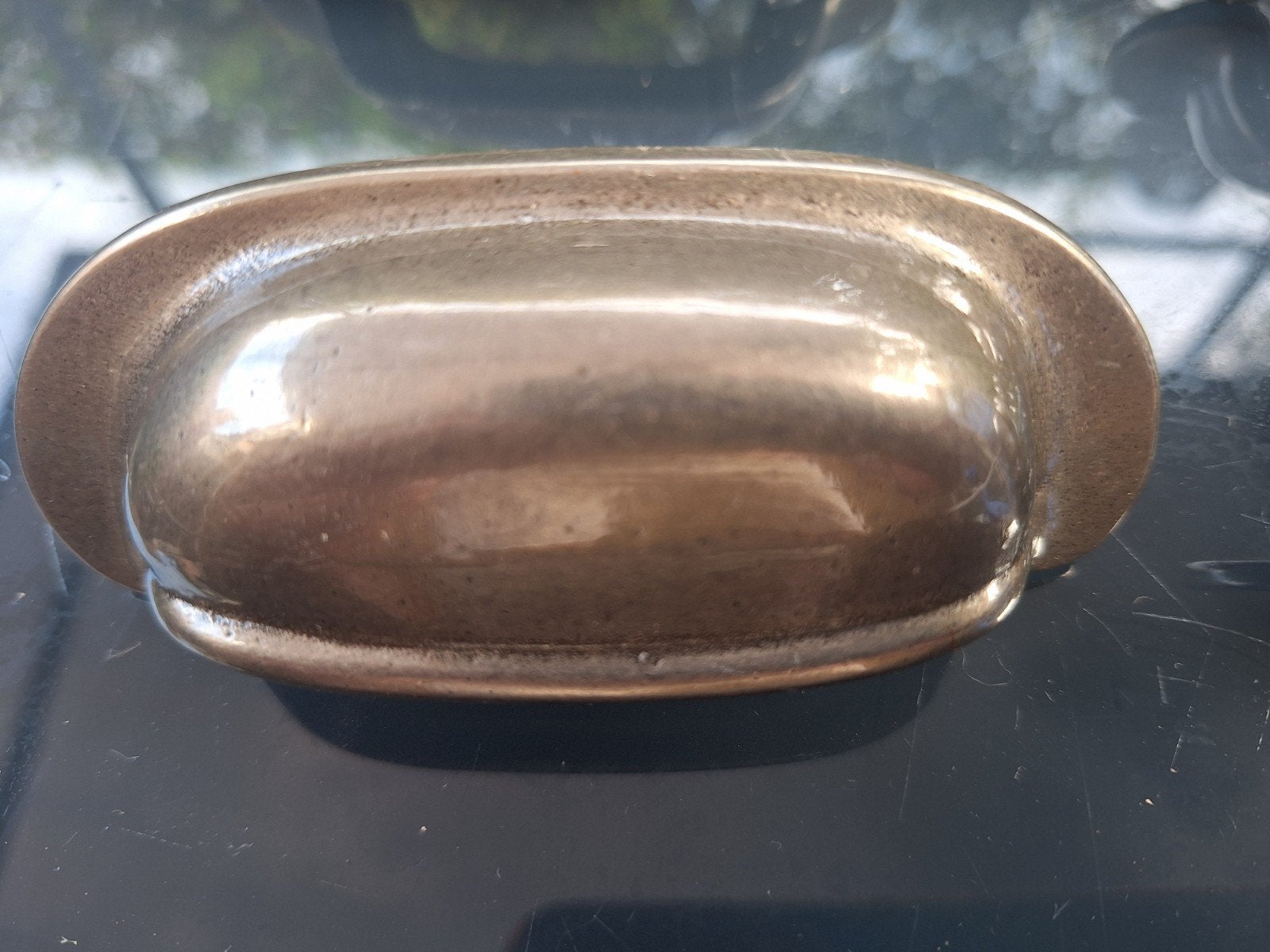 Set van 17 bronz kleurige komgrepen (60mm gatafstand), Doe-het-zelf en Verbouw, Hang- en Sluitwerk, Ophalen, Gebruikt, Slot