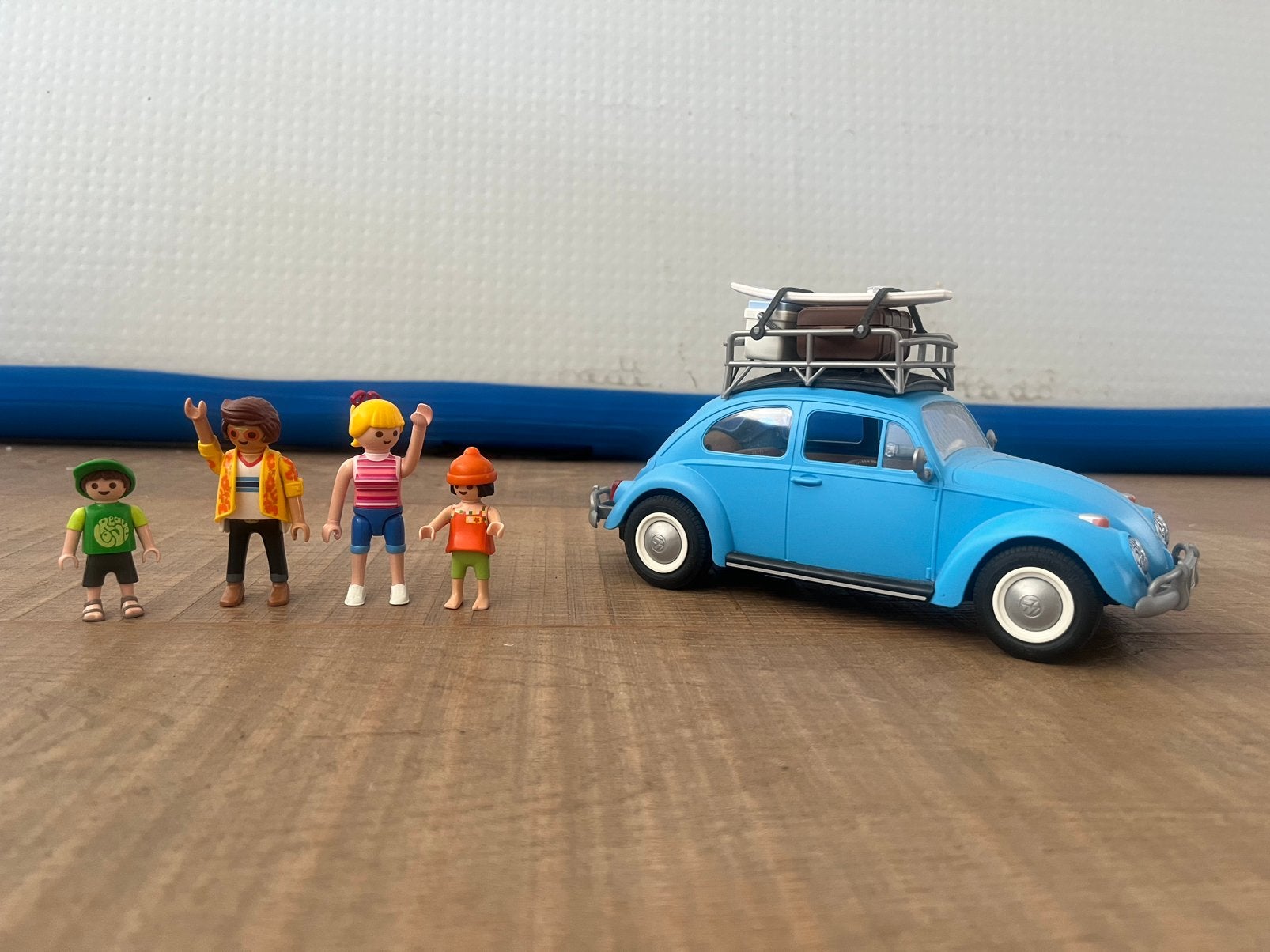 Playmobil VW Beetle met happy family, Ophalen, Zo goed als nieuw