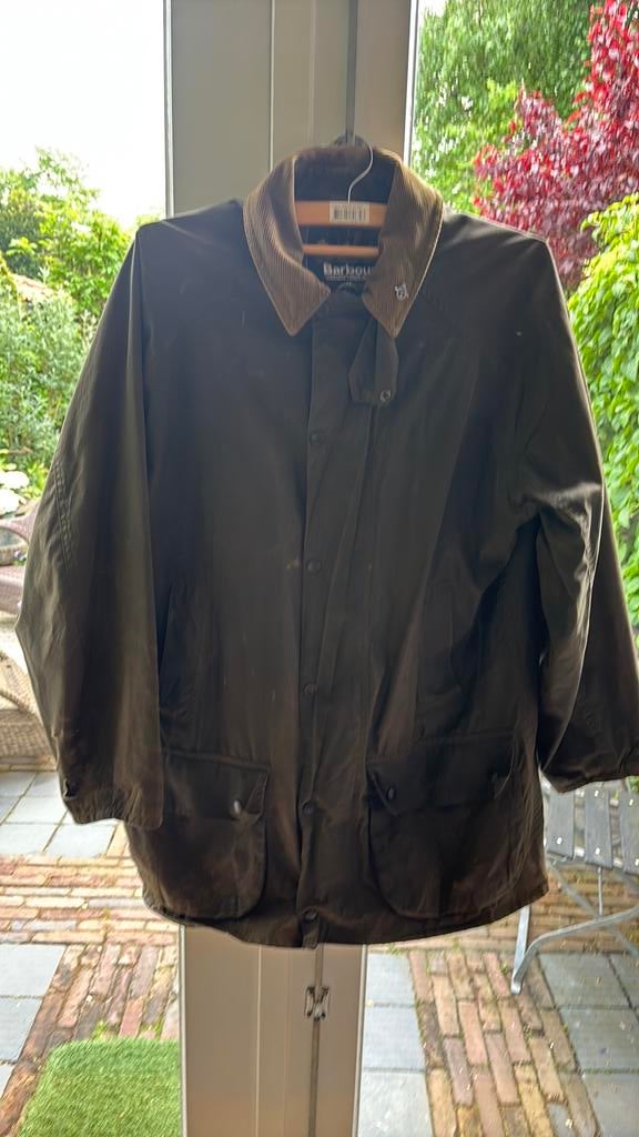 Barbour wax Jas, Ophalen of Verzenden, Gedragen, Maat 48/50 (M), Groen
