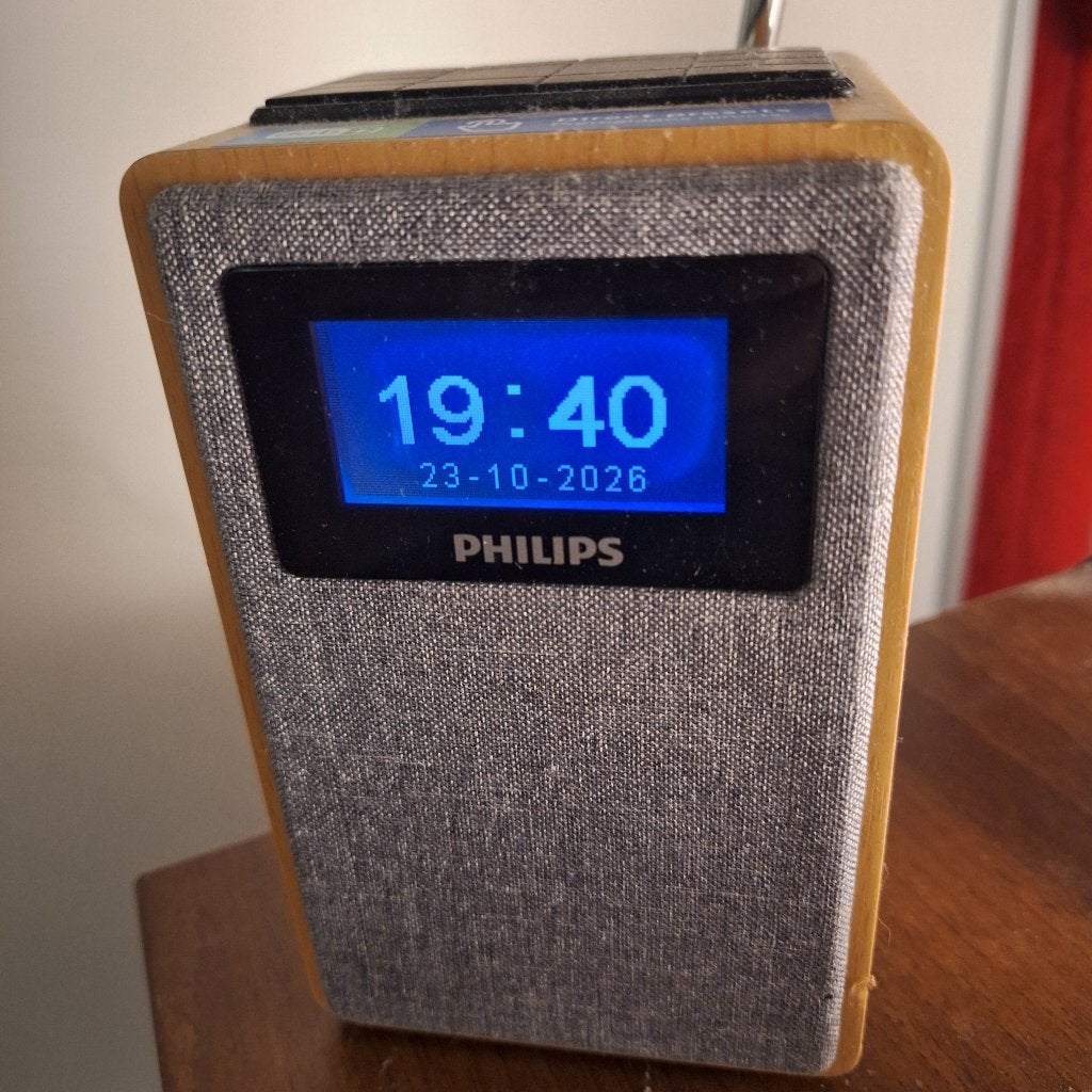 Philips wekkerradio dab+, Ophalen of Verzenden, Gebruikt, Digitaal