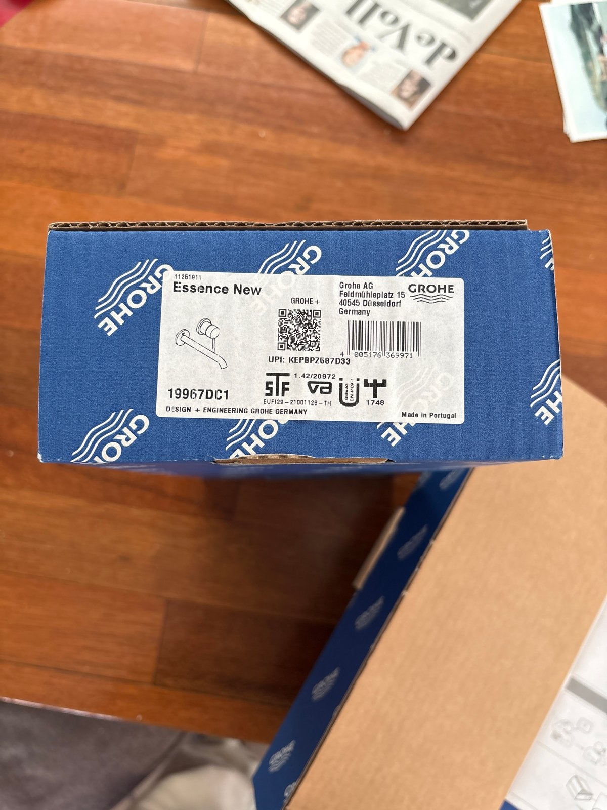2x Grohe Essence - Douche-uitloop ‘Supersteel’, Ophalen of Verzenden, Nieuw, Rvs, Douche