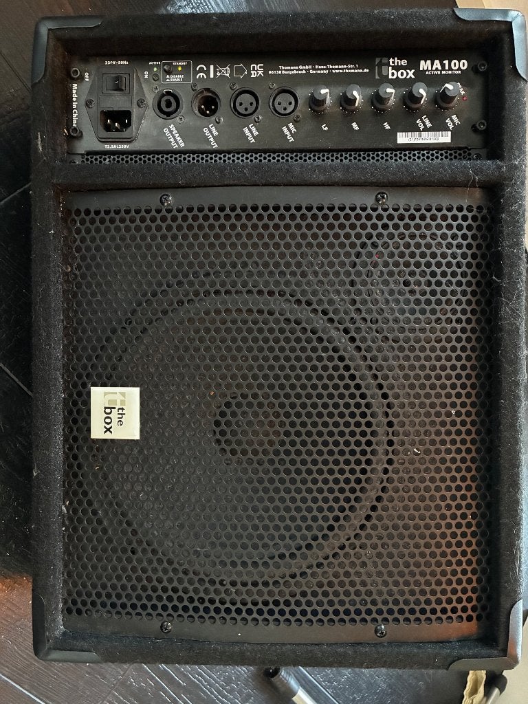 Thomann TheBox MA100 actieve monitor, Ophalen, Zo goed als nieuw, Minder dan 500 watt, Monitor(versterker)