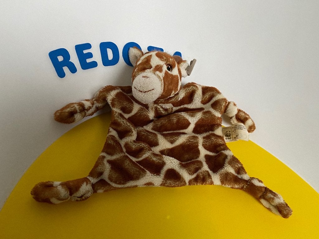 K1701 WWF doekje giraf giraffe, Ophalen of Verzenden, Zo goed als nieuw, Overige typen