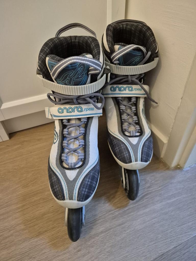 Skeelers Andra Speed K2 maat 41,5, Sport en Fitness, Skeelers, K2, Gebruikt, Ophalen of Verzenden, Inline skates 4 wielen