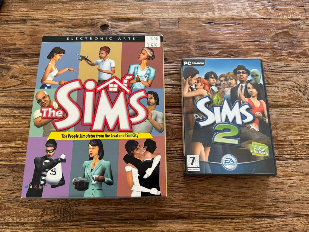 Sims PC 1 en 2, Spelcomputers en Games, 1 speler, Ophalen of Verzenden, Zo goed als nieuw, Vanaf 12 jaar