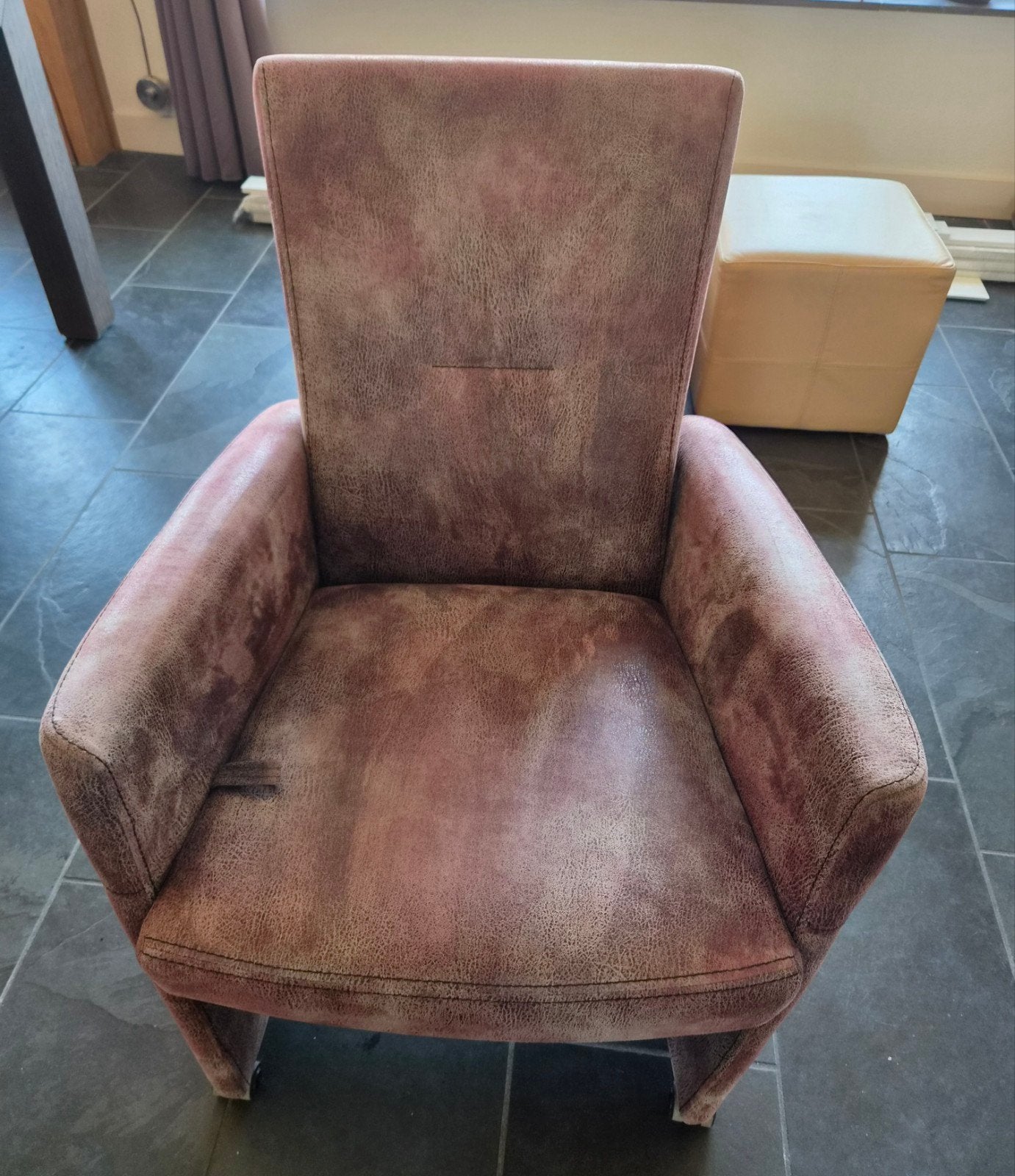 4 stoelenMet Verstelbare rug, Ophalen, Gebruikt, 75 tot 100 cm, 75 tot 100 cm