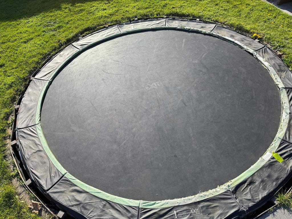Inground trampoline - EXIT 366cm, Ophalen, Gebruikt