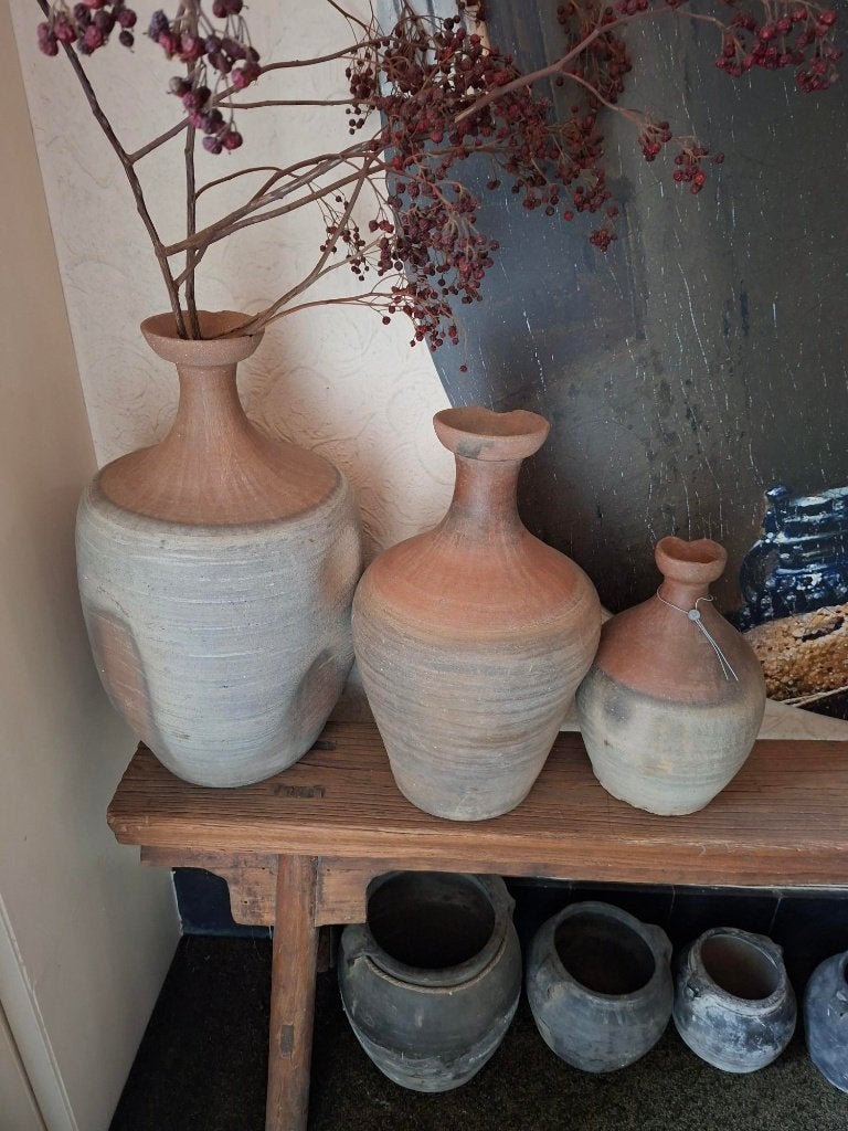 Aura Peeperkorn hals kruiken set, Ophalen, Nieuw, Steen/keramiek, Landelijk