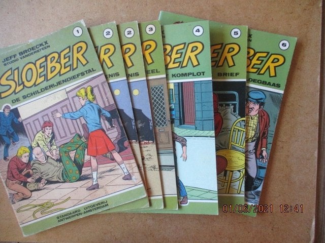 adv3997 sloeber 1, Eén stripboek, Ophalen, Gelezen