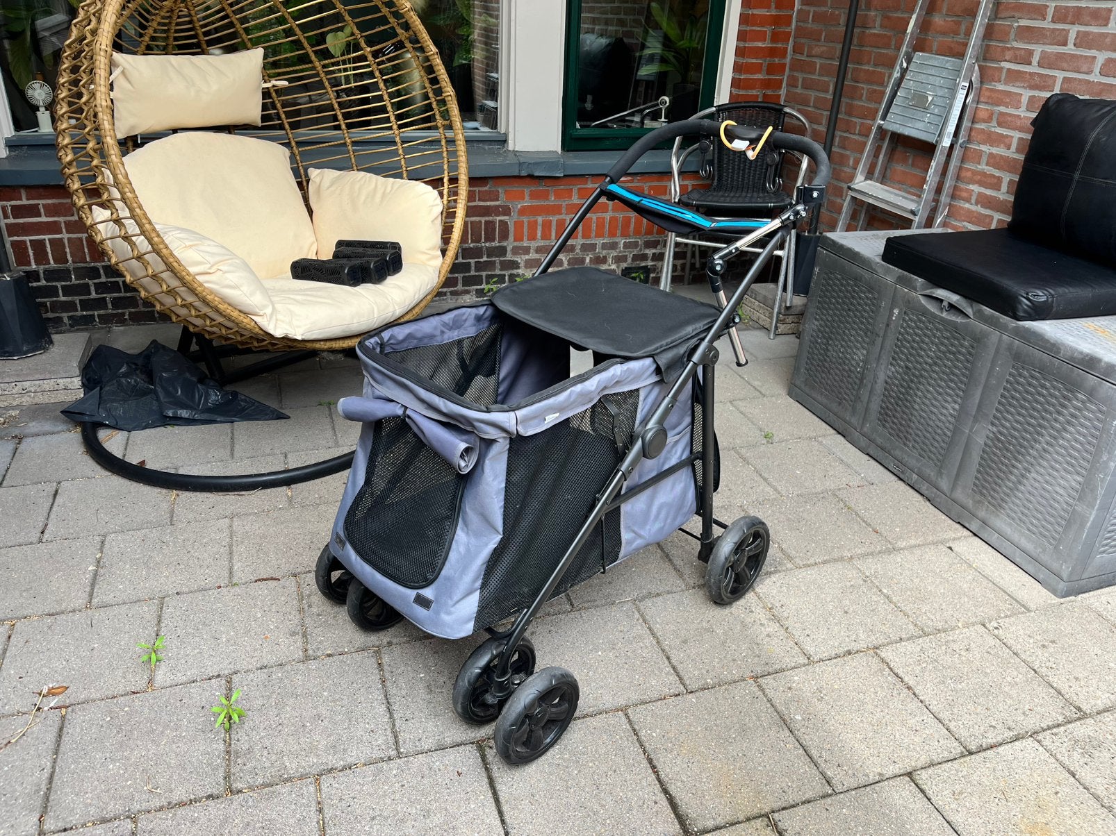 Honden Wagentje, Ophalen, Gebruikt