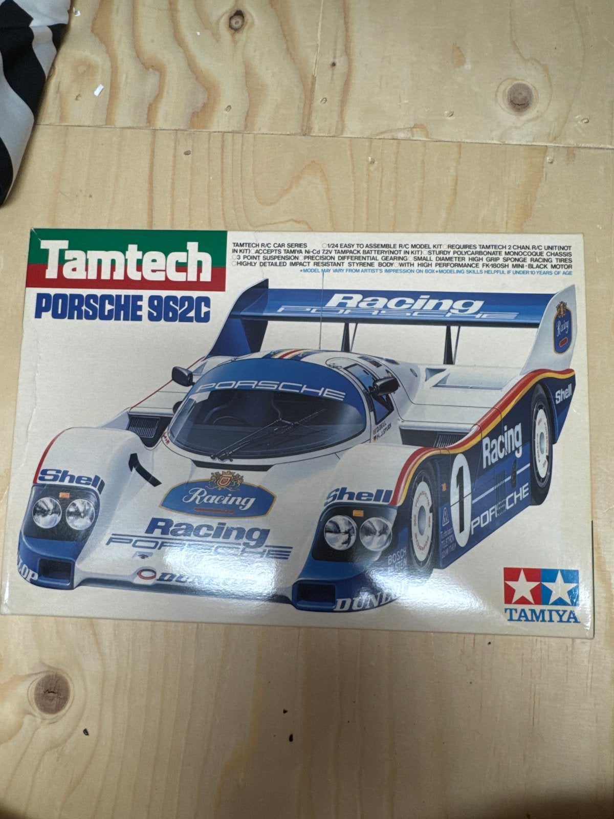 Tamiya Tamtech Porsche 962C RC Auto Kit - Nieuw in doos, Elektro, Nieuw, Ophalen of Verzenden, Auto onroad