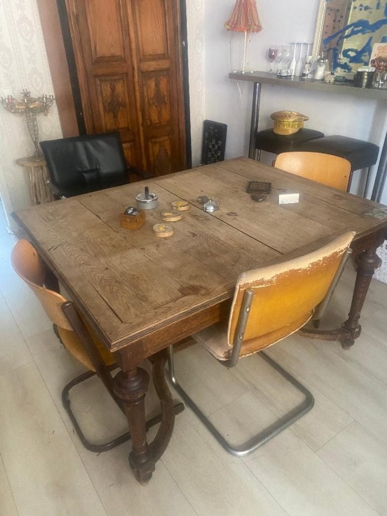 tafel (biedermeier / vintage), Ophalen, Gebruikt, 100 tot 150 cm, 50 tot 100 cm