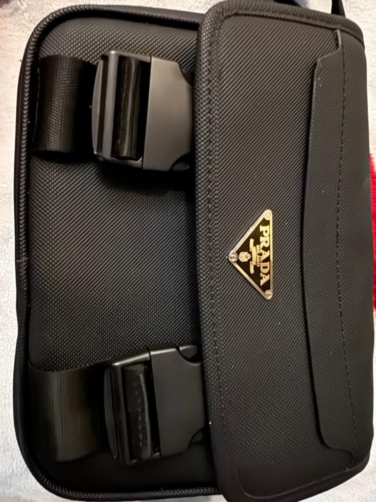 Prada tas heren, Ophalen, Zo goed als nieuw, Zwart