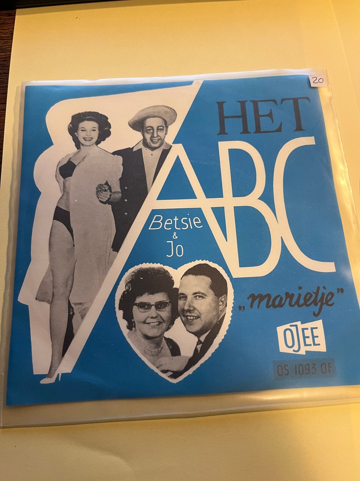 Betsie & Jo - Het A.B.C. / Marietje (7 inch vinyl single), Gebruikt, 7 inch, Ophalen of Verzenden, EP