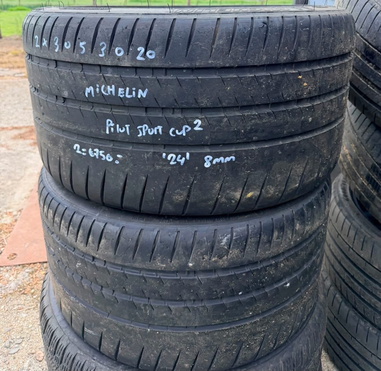 2x MICHELIN PILOT SPORT CUP 2 / 305/30 R20 (2024), Nieuw, Ophalen of Verzenden, 305 mm, Band(en)