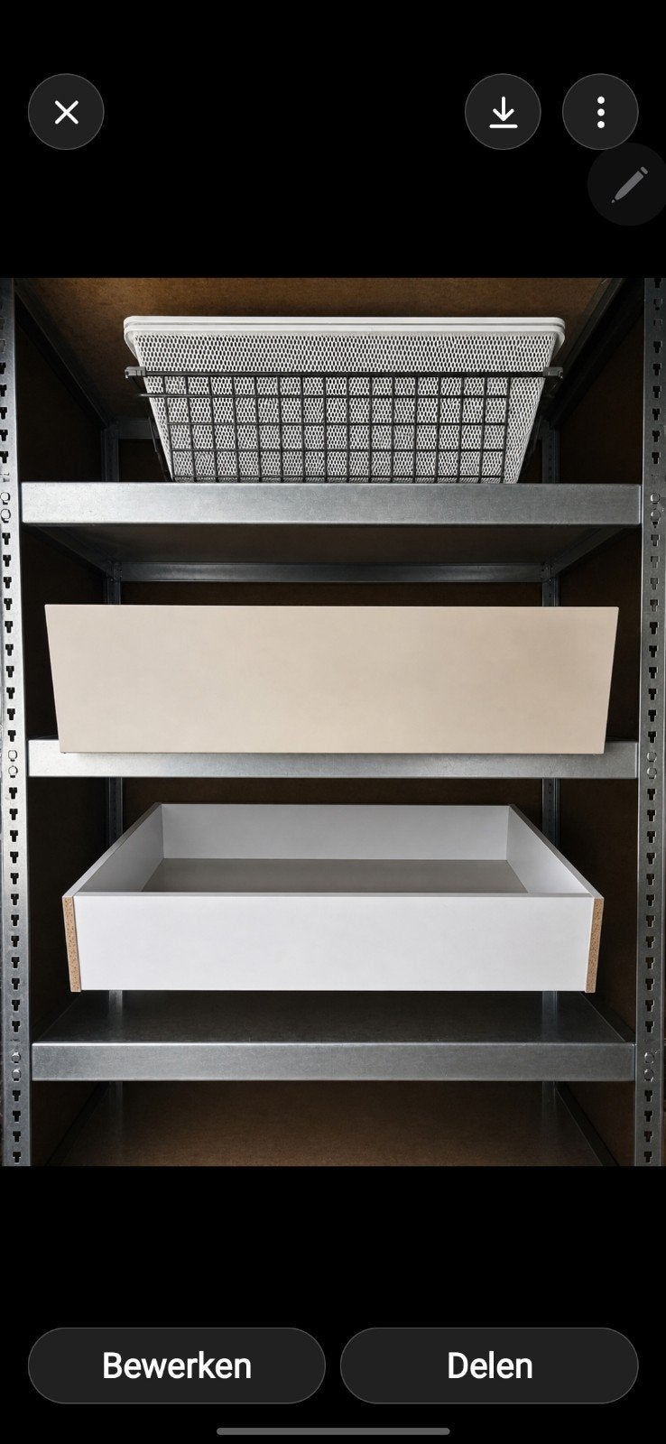 Ikea pax  inrichting, Ophalen