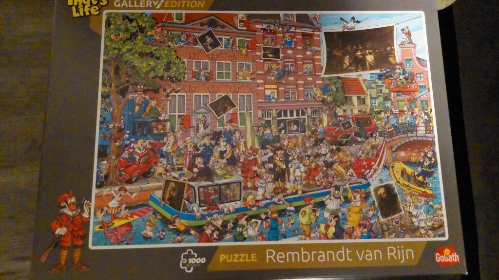 Rembrandt puzzel, Ophalen, 500 t/m 1500 stukjes, Zo goed als nieuw, Legpuzzel