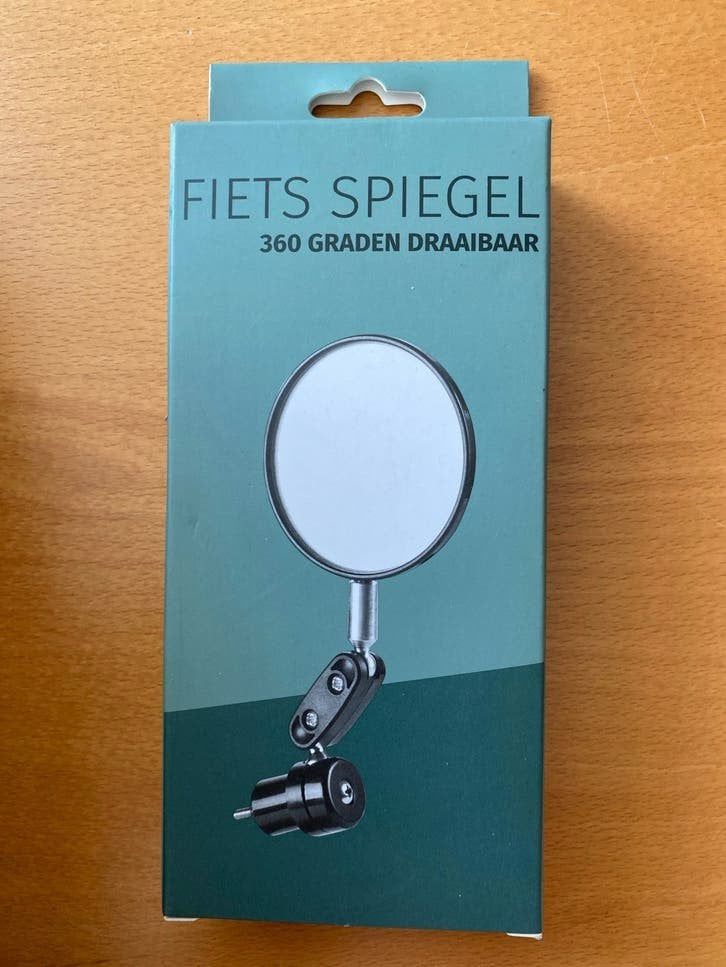 Fietsspiegel 360 graden draaibaar - Nieuw in doos, Ophalen of Verzenden, Nieuw