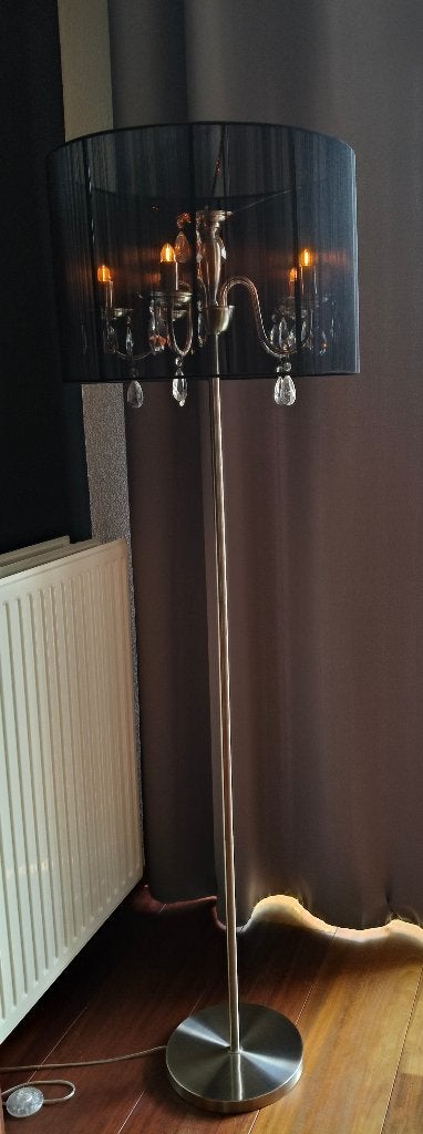 Fraaie staande lamp met led, Ophalen, Zo goed als nieuw, Metaal, 150 tot 200 cm