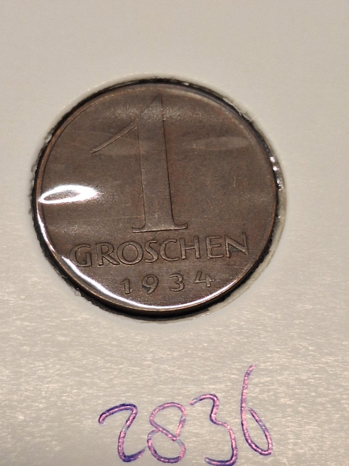 Oostenrijk groschen 1934, Ophalen of Verzenden, Oostenrijk