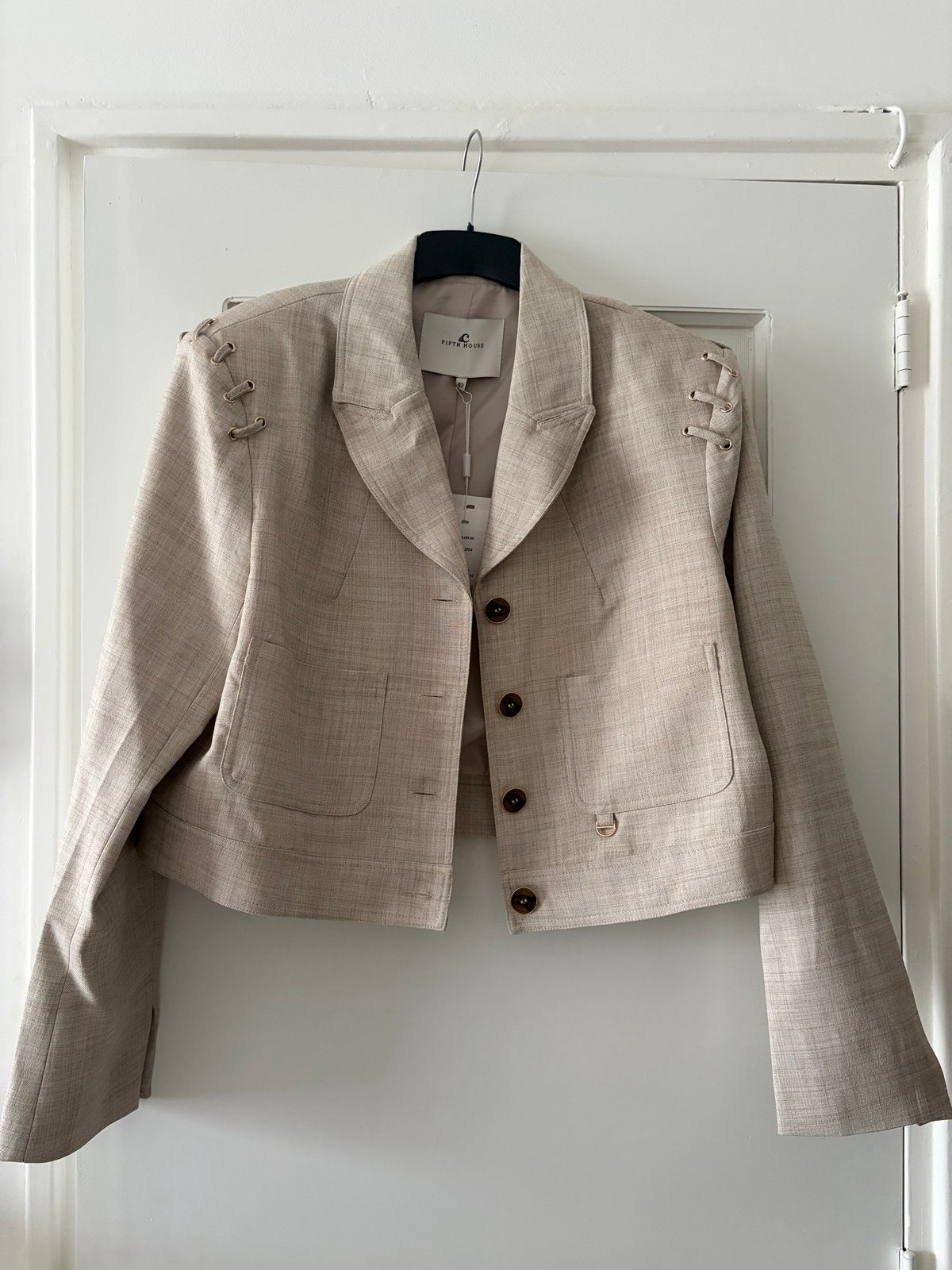 Nieuw Fifth House jasje maat 42, Beige, Maat 42/44 (L), Nieuw, Ophalen of Verzenden