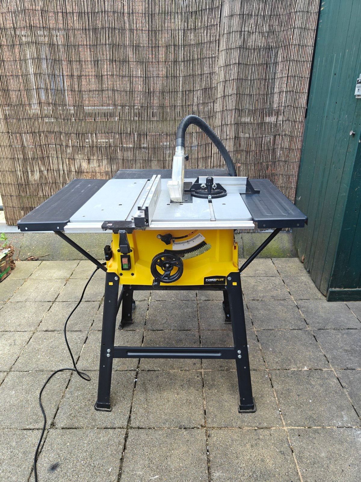 Powerplus Tafelzaag 2000W | Ø250mm - Zo goed als nieuw, Ophalen, Cirkelzaag, 70 mm of meer, Zo goed als nieuw
