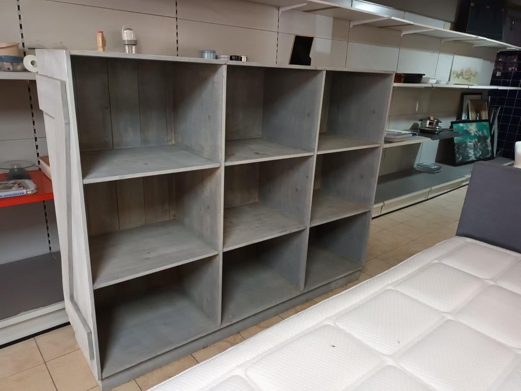 Mooie Grijze Houten Kast., Ophalen, Gebruikt