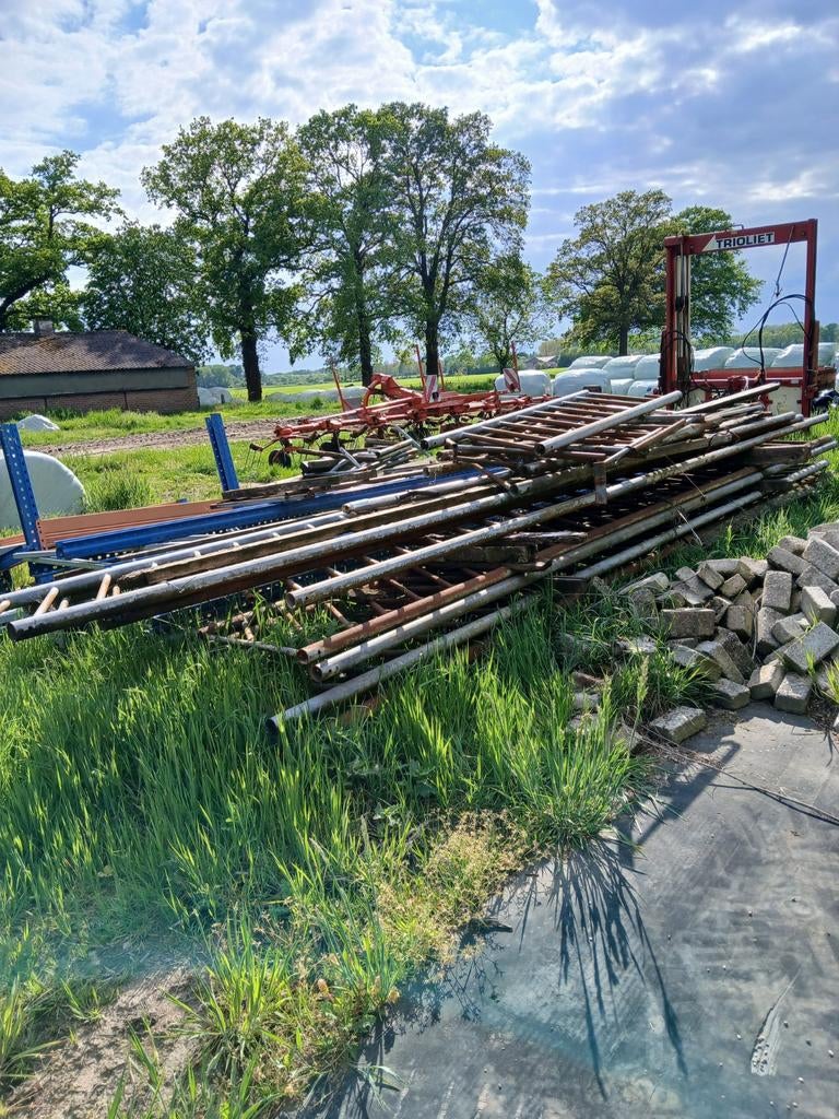 Voerhekken geit/schaap, Dieren en Toebehoren, Schapen, Geiten en Varkens, Meerdere dieren, Geit