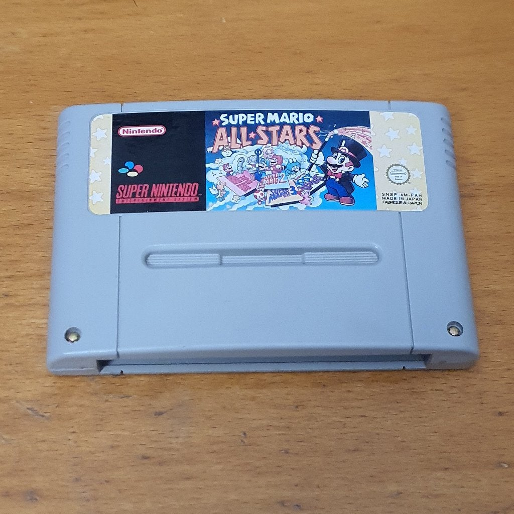 SNES | Super Mario All-Stars (Verkleurd), Spelcomputers en Games, Games | Nintendo Super NES, Avontuur en Actie, Gebruikt, 2 spelers