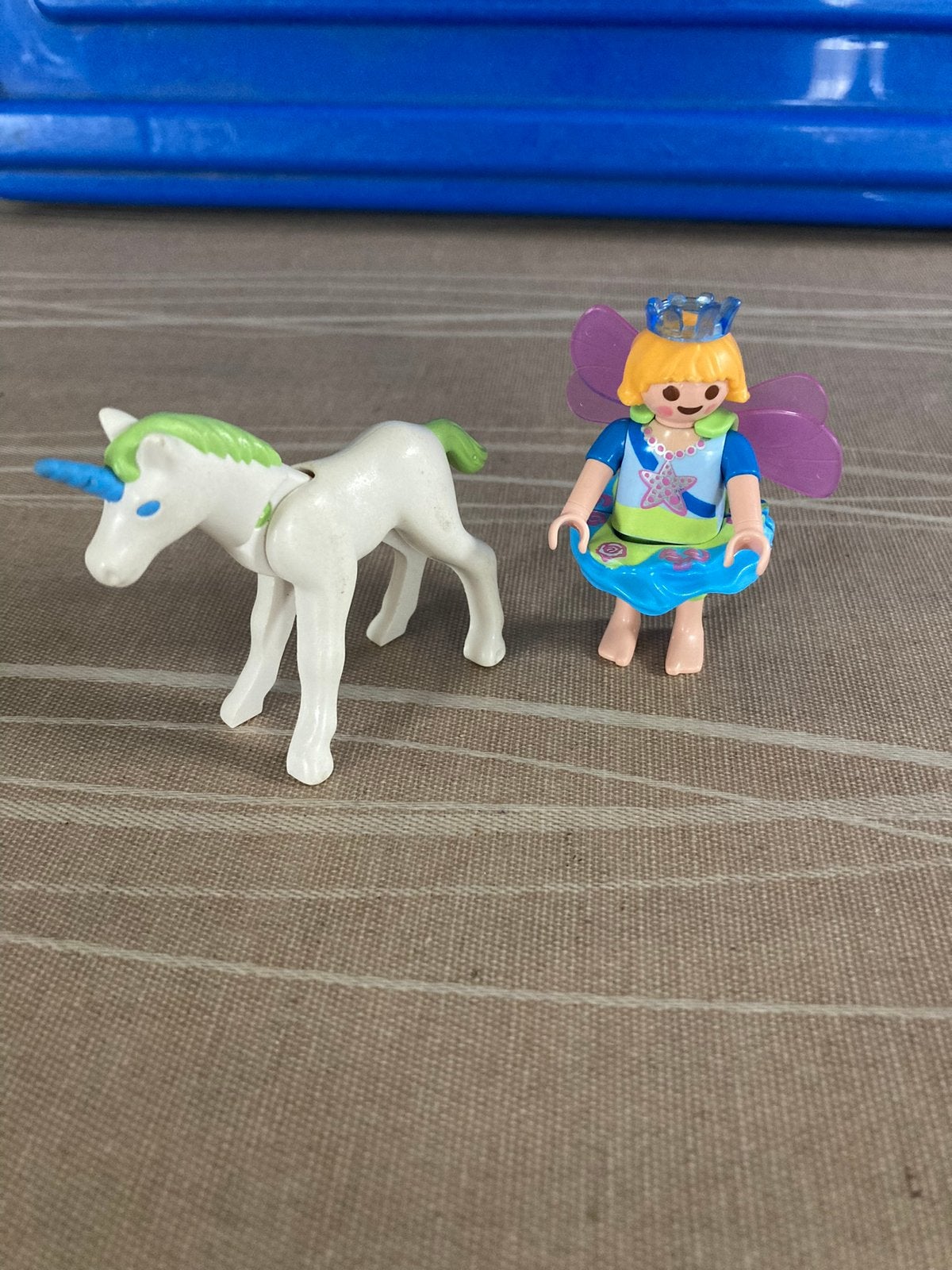 Playmobil elfje met eenhoorn., Ophalen of Verzenden, Zo goed als nieuw