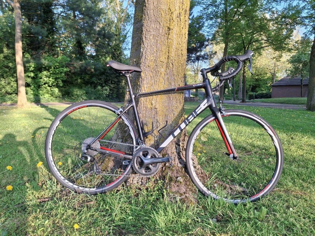 Cube Attain Race, framemaat 58, Fietsen en Brommers, Fietsen | Racefietsen, Gebruikt, Velgrem, Aluminium, 57 tot 61 cm