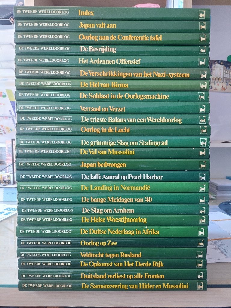 Complete serie "De Tweede Wereldoorlog" 25 boeken Lecturama, Algemeen, K.A. van den Hoek, Ophalen, Tweede Wereldoorlog
