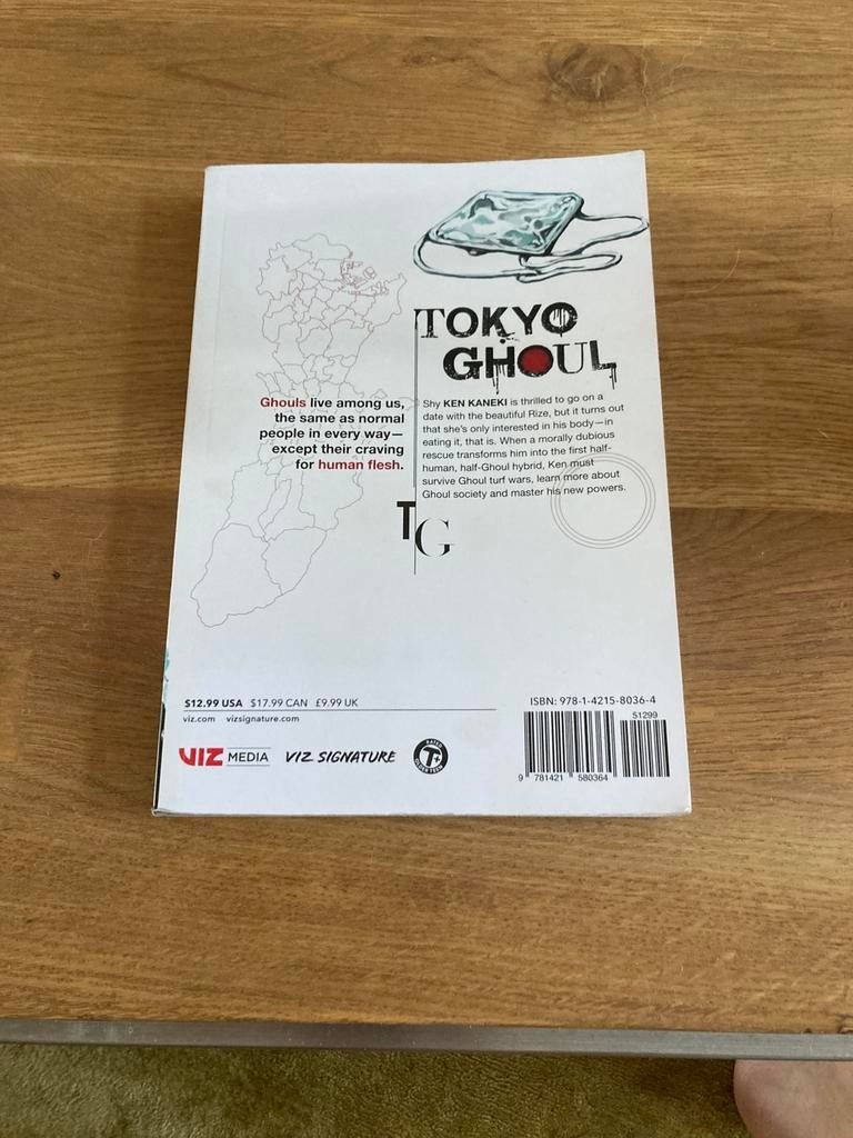Sui Ishida - Tokyo Ghoul, Vol. 1, Eén comic, Amerika, Sui Ishida, Ophalen of Verzenden