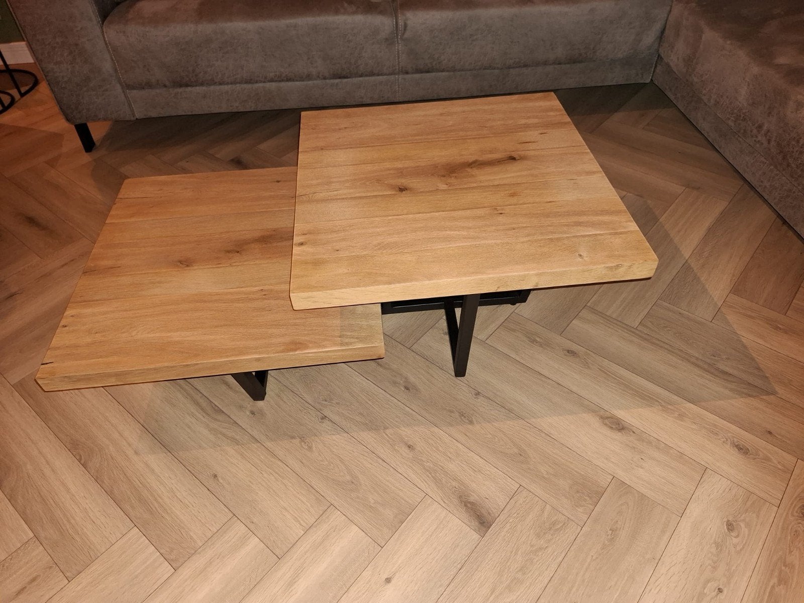 salontafel, Huis en Inrichting, Ophalen, Rechthoekig, 100 tot 150 cm, 50 tot 100 cm