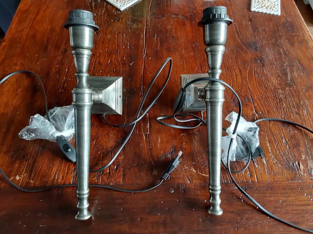 Wandlampen, Ophalen